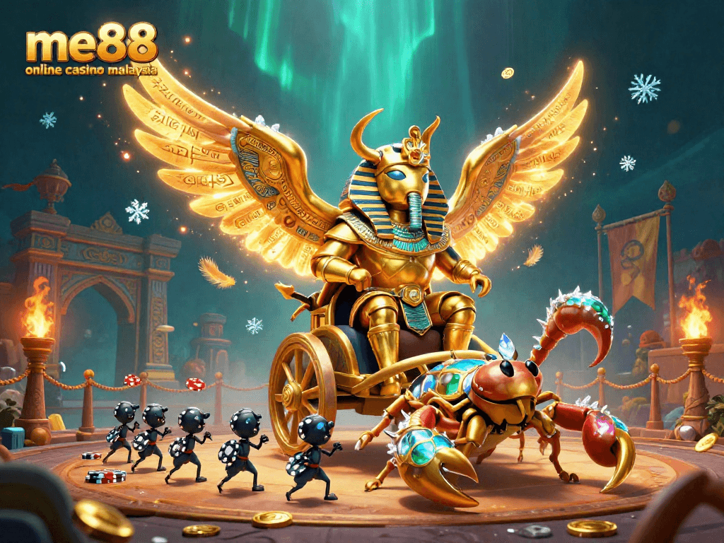 Experience thrilling gaming at me88 online casino malaysia with dynamic casino elements and action-packed scenes.