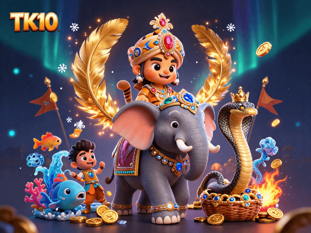 Engage with TK10's thrilling fish shooting experience featuring vibrant sea creatures and massive rewards.