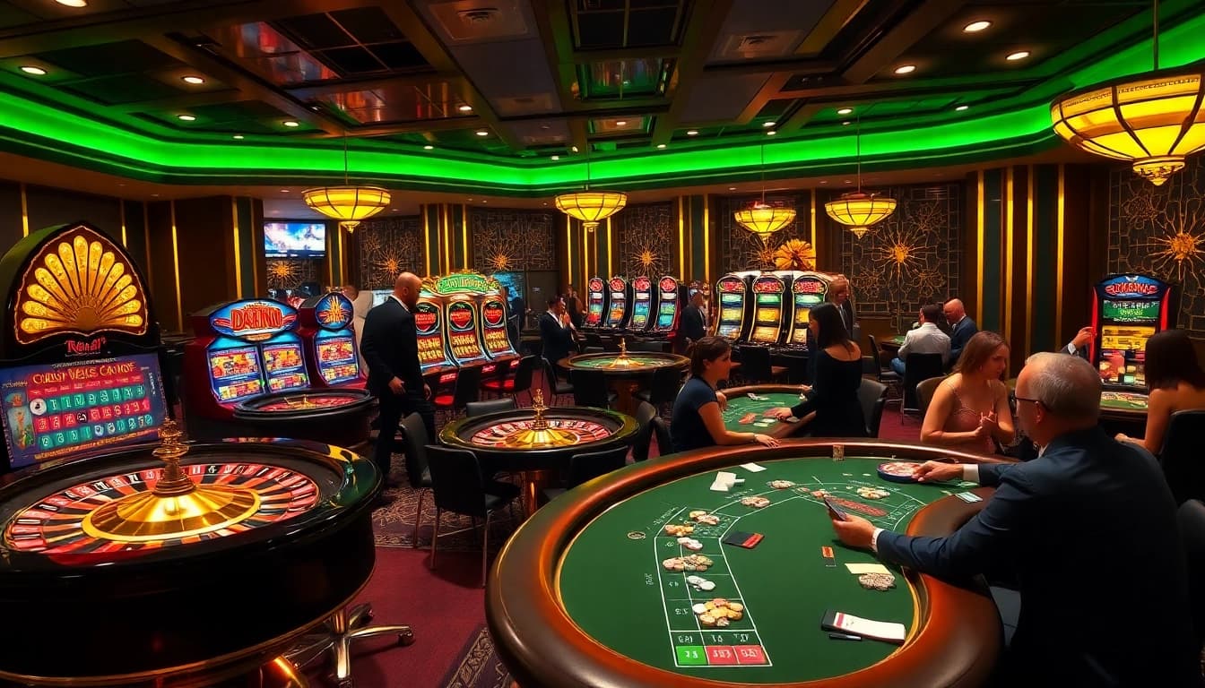 Players winning at slots and tables showcasing excitement on https://rr88ez.com/ gambling platform.