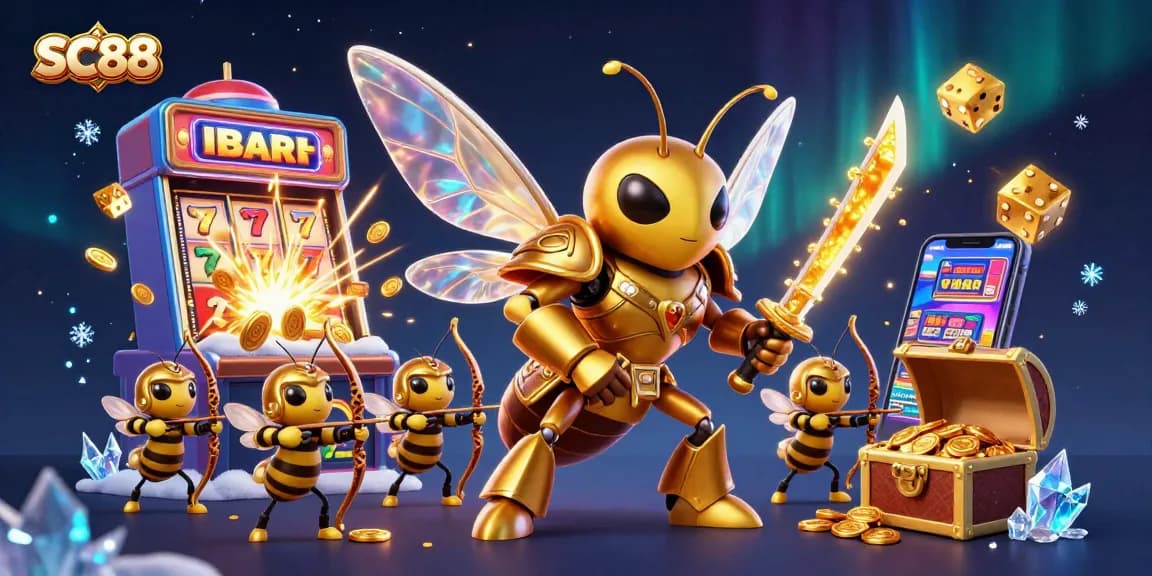 Experience thrilling gameplay and jackpot excitement with SC88’s vibrant casino scene illustration.