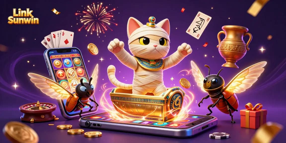 Engage with Link Sunwin while experiencing thrilling casino adventures featuring iconic characters.
