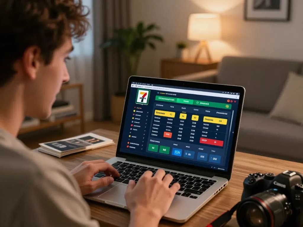 Player engaging with the 777vip online betting platform, analyzing sports odds.