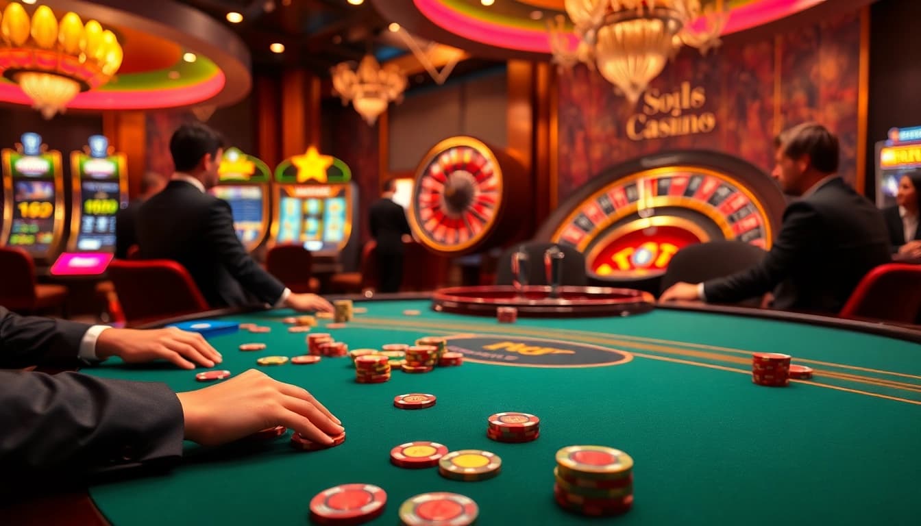 Engage in thrilling gameplay at https://mm88.sa.com/ with luxurious casino tables and vibrant slot machines