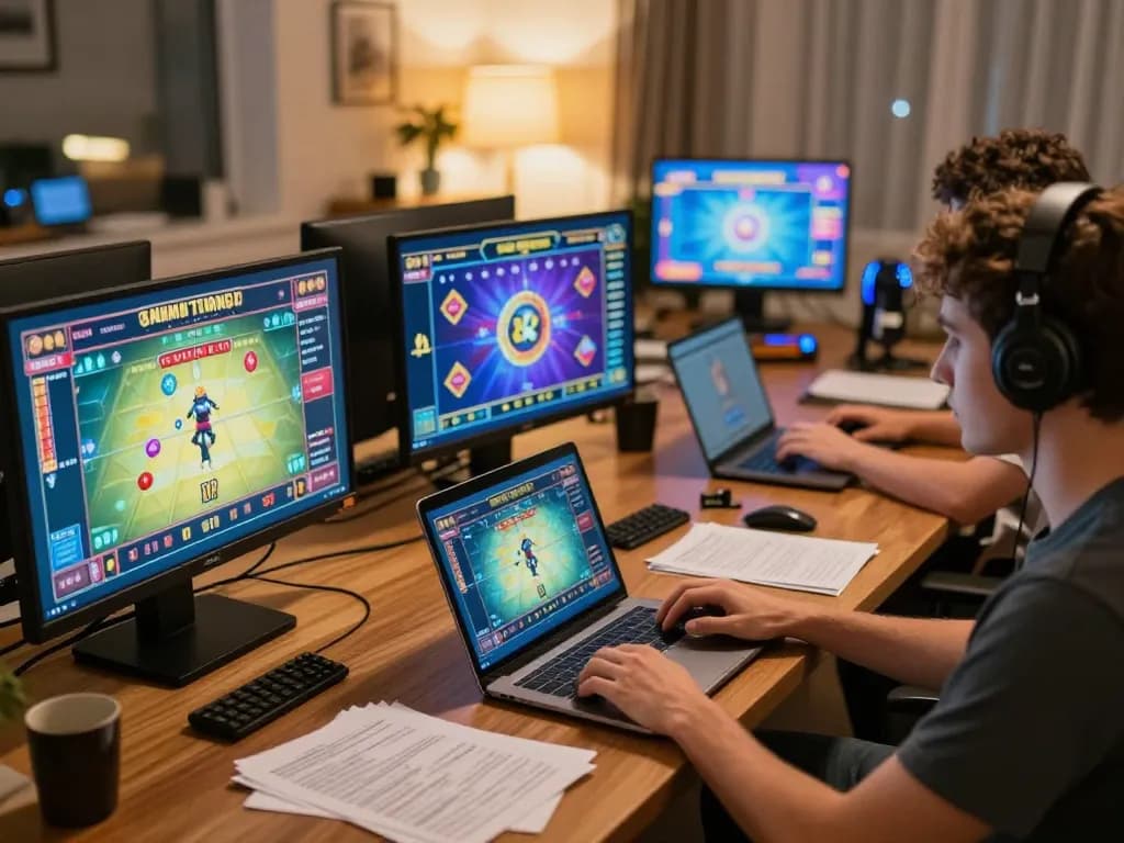 Engaging in online gaming at https://luckywin.solutions/, exploring dynamic gameplay features from home