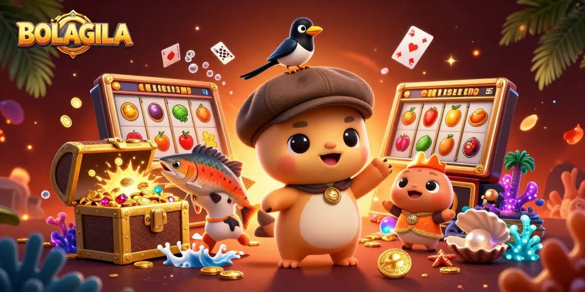 BOLAGILA captures the excitement of online casino gaming with vibrant characters and engaging elements.