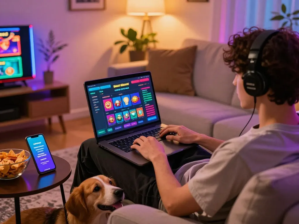 Menyenangkan permainan situs slot gacor online di rumah dengan suasana yang berwarna-warni dan lingkungan yang nyaman.