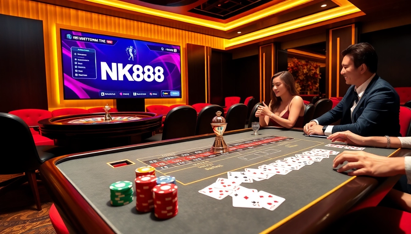 Experience the thrill of winning at NK88 with dynamic casino games and vibrant poker action.
