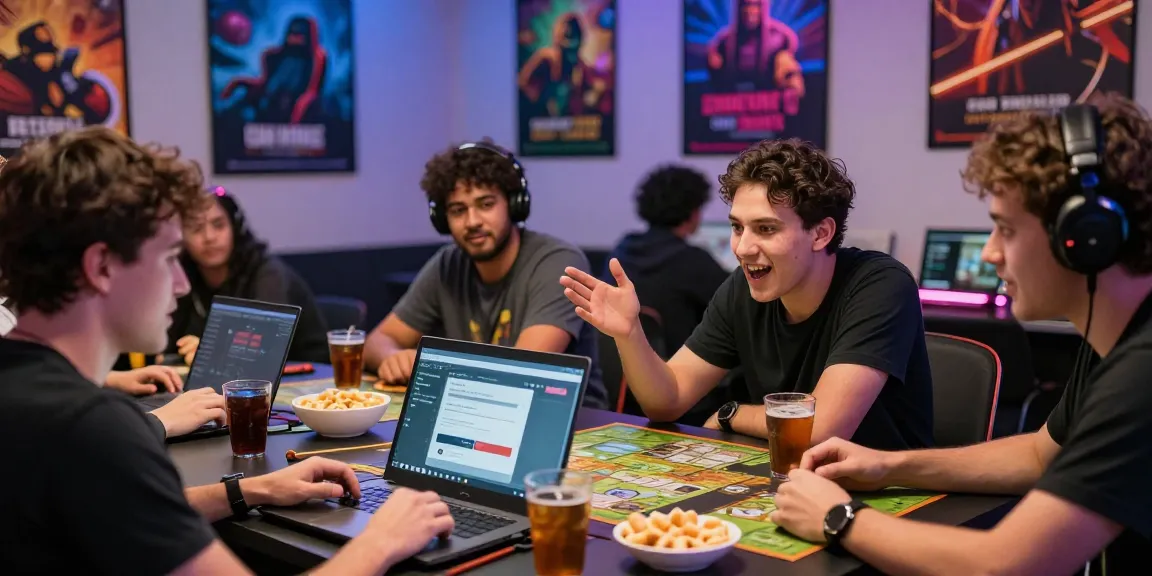 Raja Game login session with friends enjoying games together in a lively atmosphere