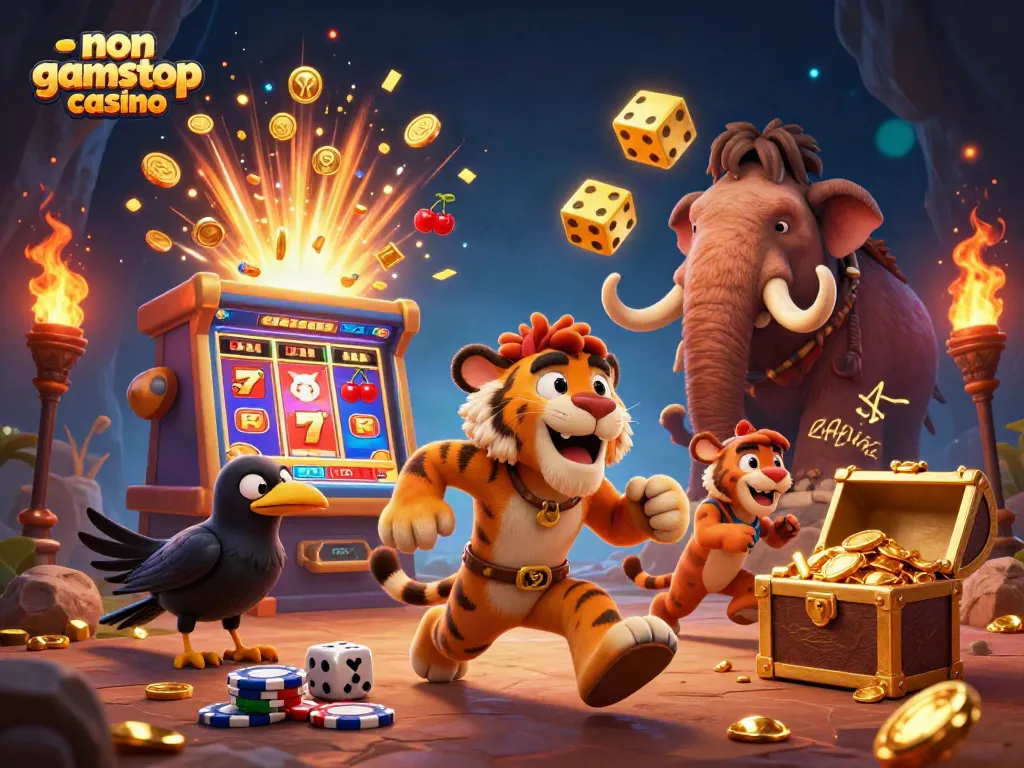 Experience thrilling games at a non gamstop casino featuring unique characters and a vibrant atmosphere.