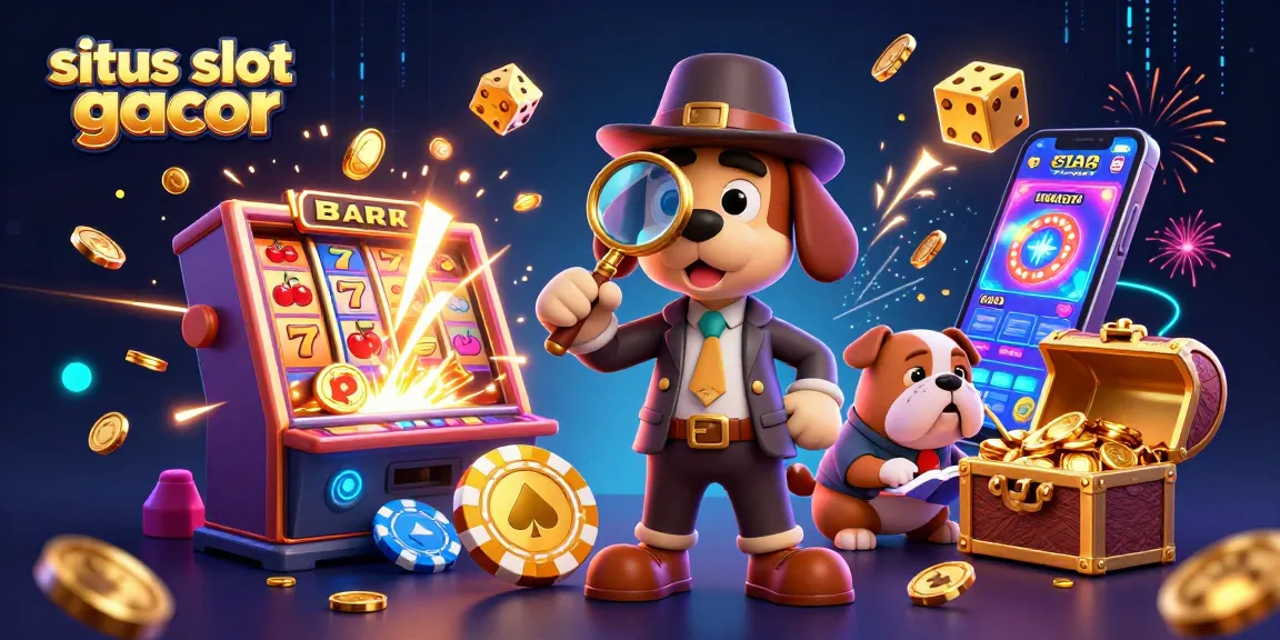 Engage with the exciting world of situs slot gacor through a vibrant 3D cartoon scene that captures the thrill of winning.