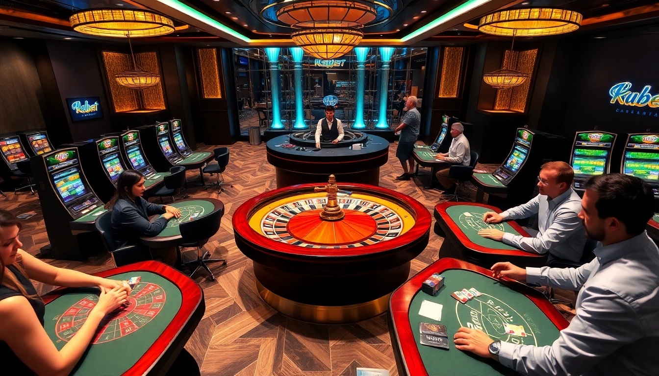 Engaging players enjoy thrilling card games at KUBET Casino, enhancing their gaming experience.