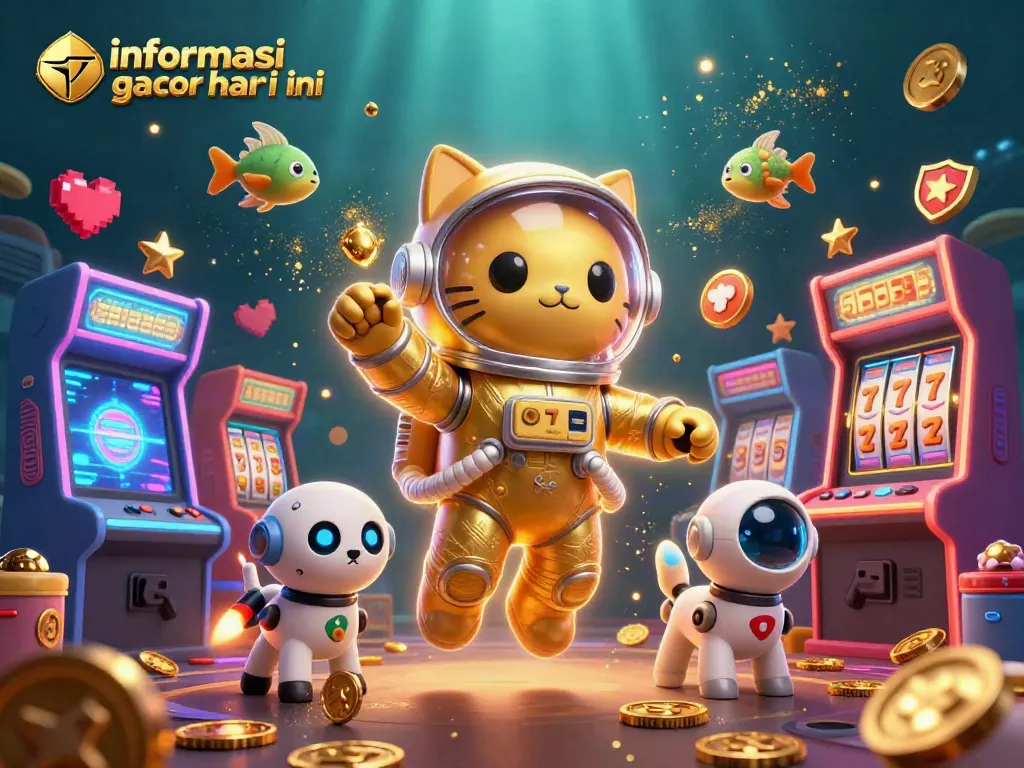 Mainkan informasi slot gacor hari ini dengan ilustrasi 3D kasino yang menampilkan karakter imajinasi.