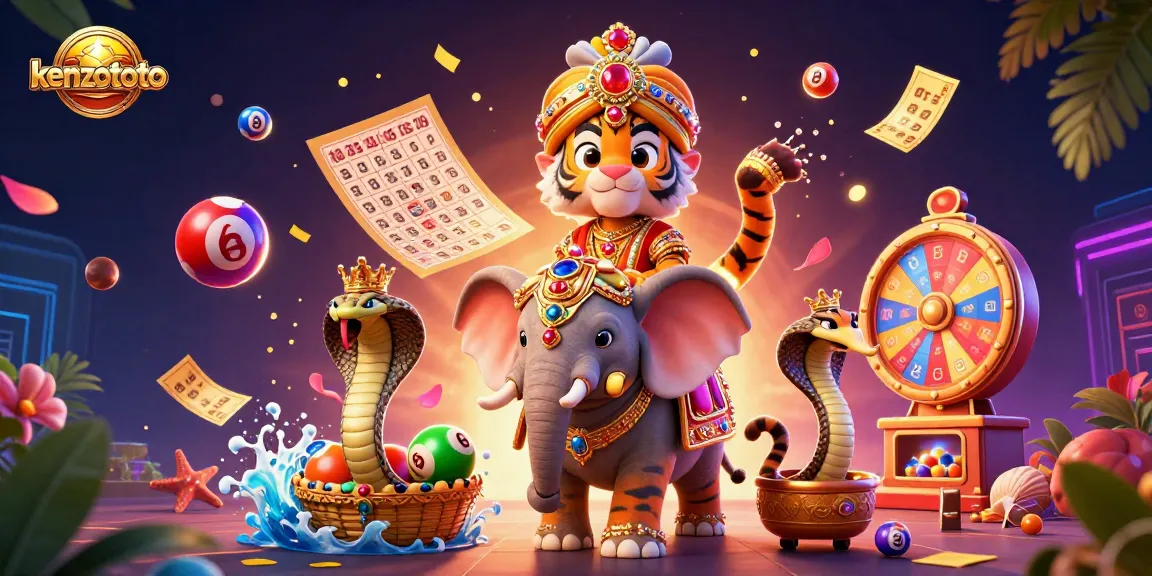 Experience thrilling wins with kenzototo, featuring dynamic lottery elements and vibrant characters.