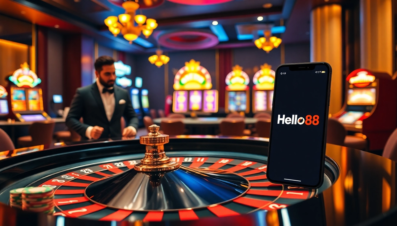 Experience thrilling casino action at Helloo88 with vibrant games and winning moments.