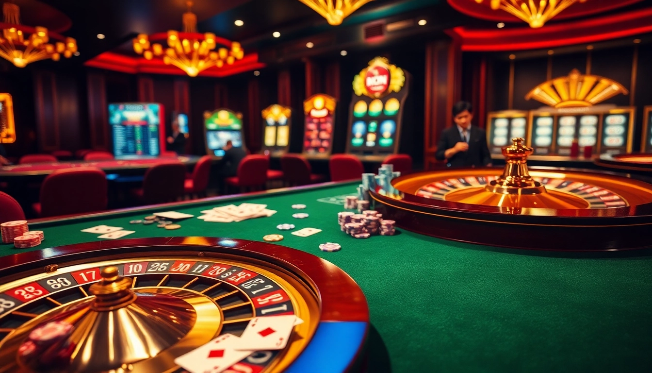 Engage in thrilling moments at kkwin.black with vibrant casino tables and exciting gameplay.