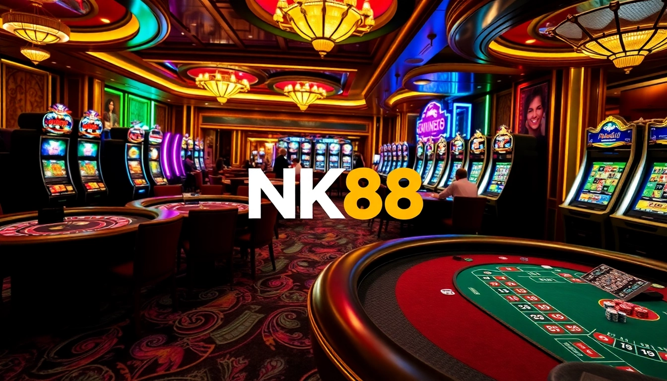 Experience the excitement of NK88 as players engage with vibrant casino games.