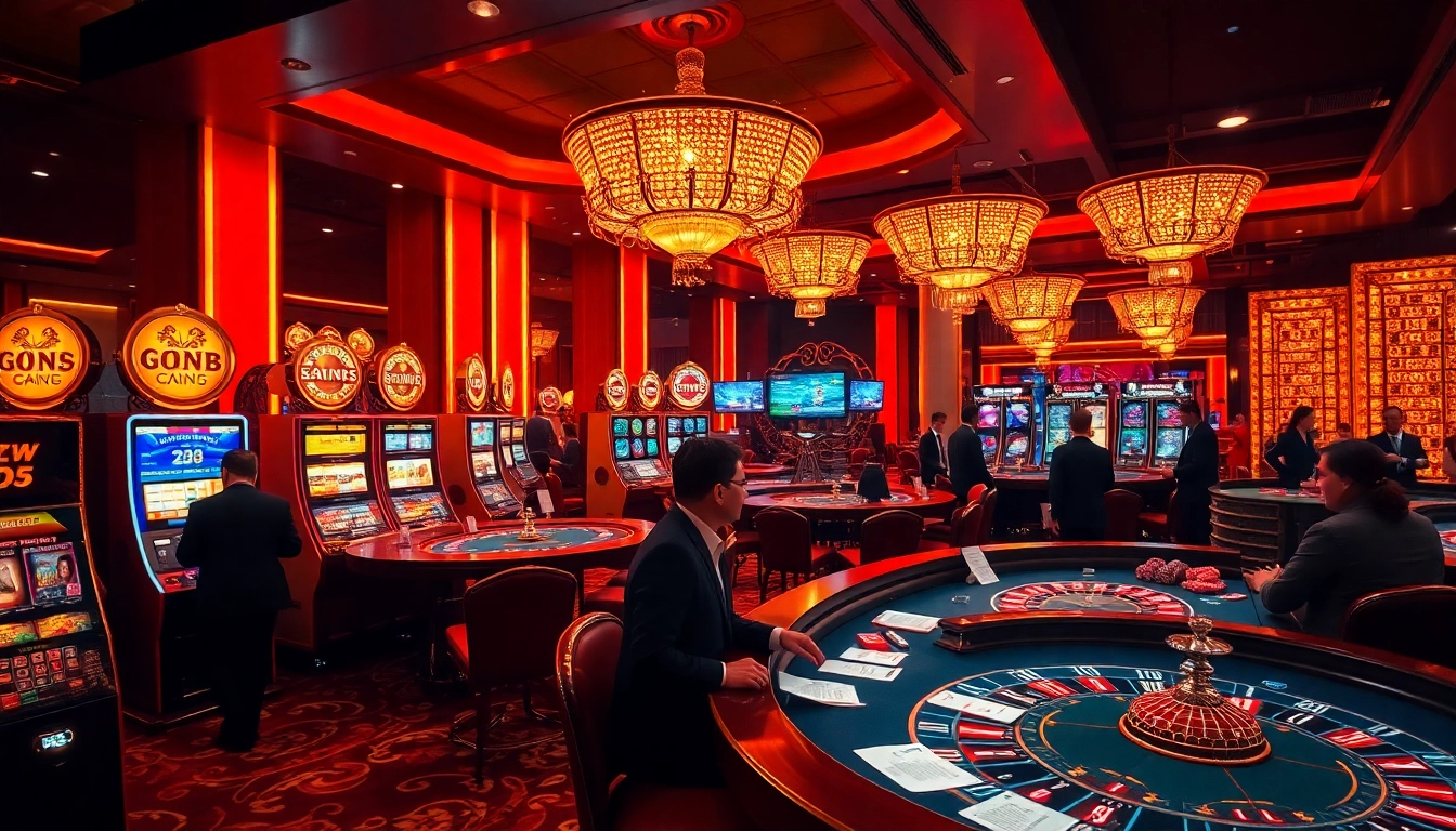 Engage in thrilling gaming experiences at RR 88, with vibrant poker chips and classic slot machines.