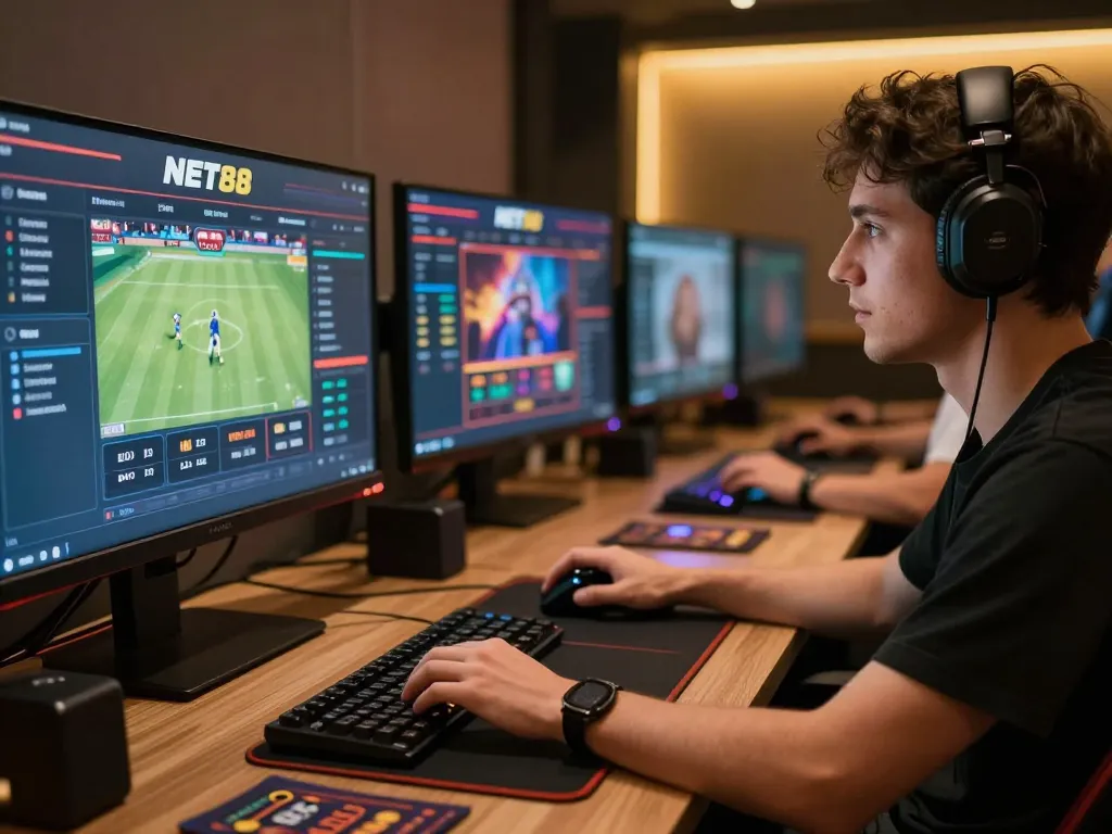 Experience NET88's innovative online betting interface while enjoying a premium gaming atmosphere.