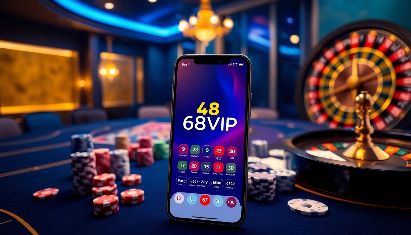 Experience the excitement of betting at 68VIP's luxurious gambling platform.