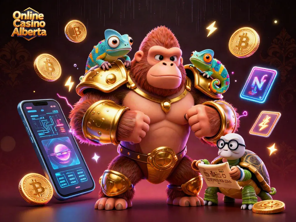 Engage in thrilling experiences at Online Casino Alberta featuring exciting gaming characters.