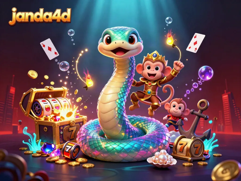 Memenangkan permainan slot di janda4d dengan visual ajaib yang penuh warna.