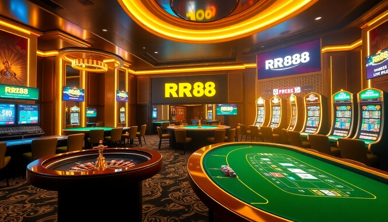 RR88 offre une expérience de jeu en ligne palpitante avec des éléments de casino dynamiques et des visuels vibrants.