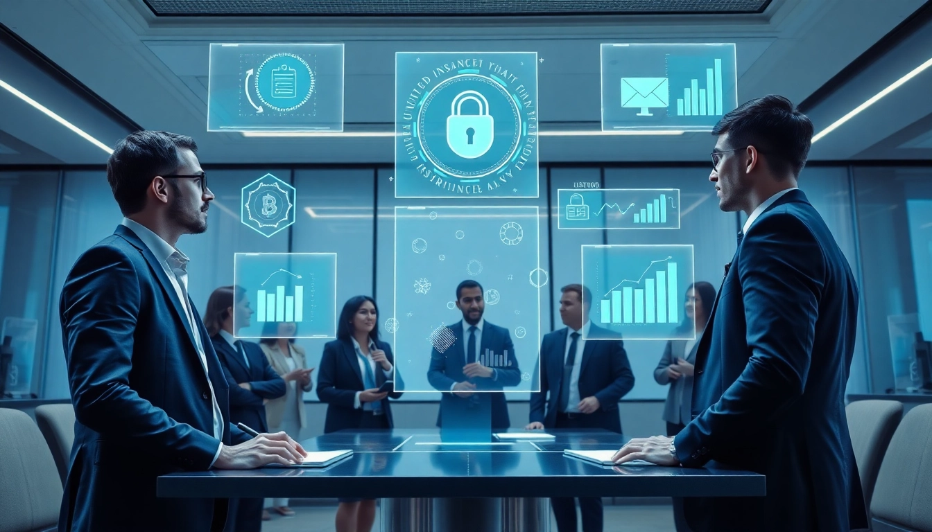 Bureau d’assurance moderne avec technologie numérique et analyse de données pour 79king en 2025