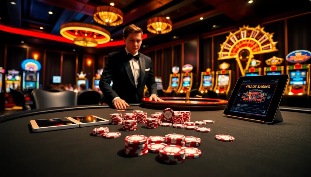 Experience the thrill of casino gaming at https://f8beta2.support/ with vibrant poker tables and slot machines.