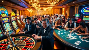 Experience the excitement of xx88casino.com with players enjoying poker and roulette games.