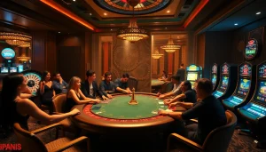 Experience elegance and thrill at the high-stakes poker table with https://www.roo99.net/ at the center.
