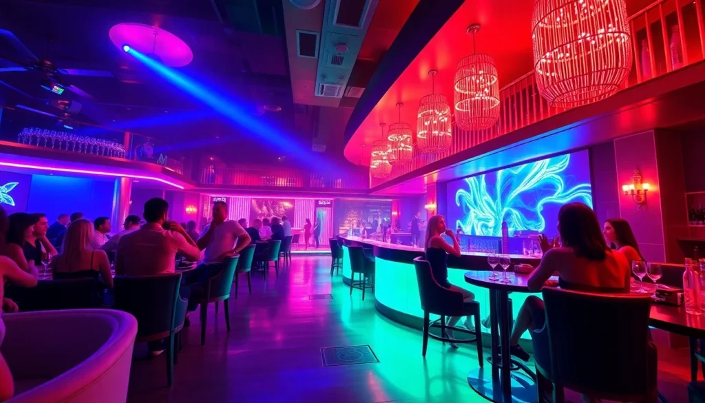 Night club sxm atmosphere at Club Noir featuring vibrant nightlife, elegant seating, and live DJs.