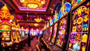 Memenangkan jackpot di mesin slot luxury777 game dengan suasana kasino yang mewah