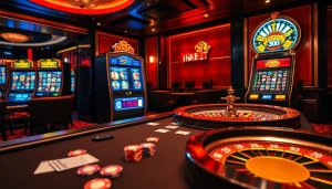 Experience high-stakes excitement at THABET's luxurious casino tables with vibrant games.