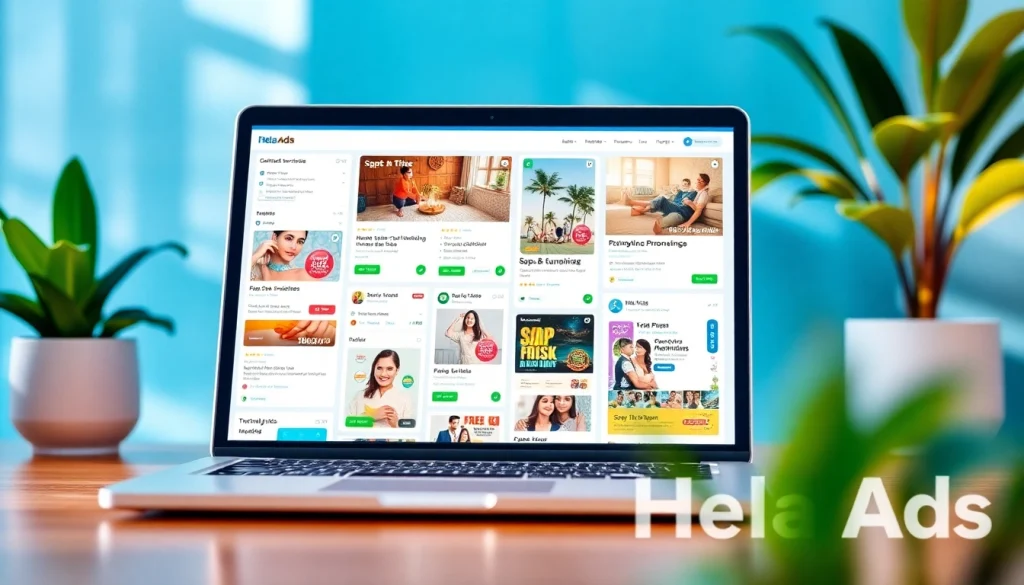 Hela Ads showcasing a user-friendly online marketplace for personal and spa services in Sri Lanka.