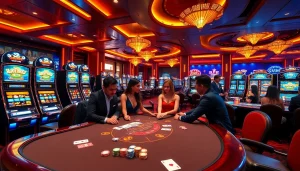 Engaging players at 32win trang chủ enjoy a vibrant online casino experience with table games and slots.