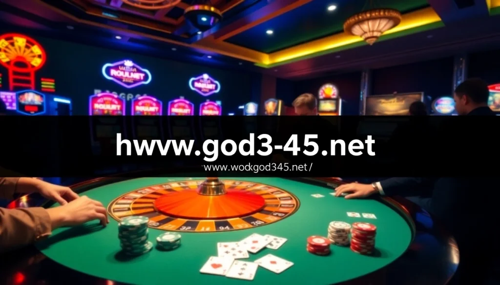 Experience the excitement of online gambling at https://www.god345.net/ with vibrant casino visuals and gameplay.