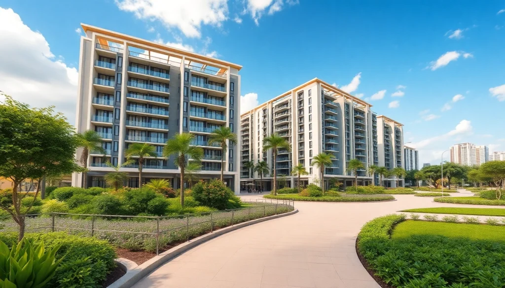 Showcase the tampines ec with beautifully designed gardens and modern condominium complexes.