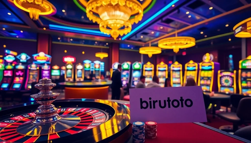 Experience the excitement of birutoto with vibrant casino games and lively poker action.