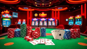 התרגשו מהחוויה של רמי אונליין עם שבבי פוקר צבעוניים וקלפים בסביבת קזינו יוקרתית.