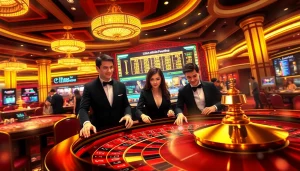 Engage in high-stakes gambling with the vibrant atmosphere of liên minh okwin casino games.