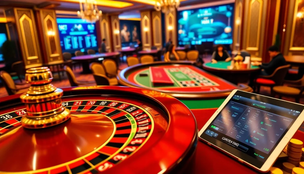 The hidden wiki reveals a strategic gambling scene featuring a roulette wheel and poker table, inviting players to engage.