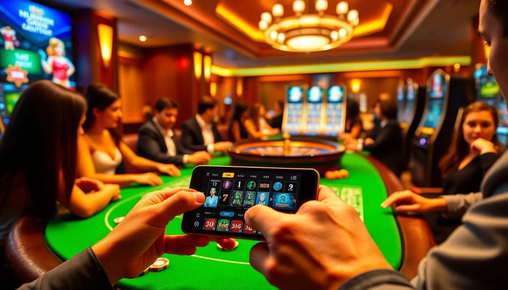 Experience the excitement of the jl55 app with vibrant casino elements and engaging gameplay.