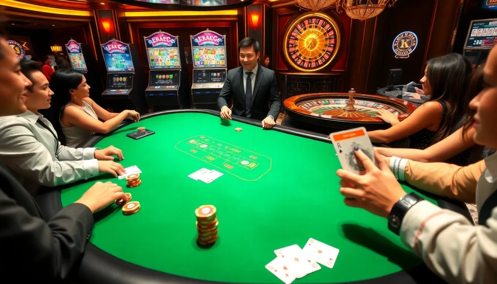 Experience excitement at https://ek333pro.com/ with vibrant casino games, roulette wheels, and engaging dealers.