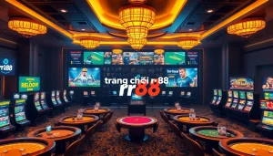 Experience the excitement of trang chủ rr88 with an engaging online gambling interface showcasing casino classics and sports betting.