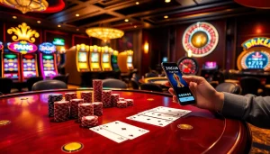 Engaging with the app 24kclub while enjoying a luxurious casino experience with poker and slots.