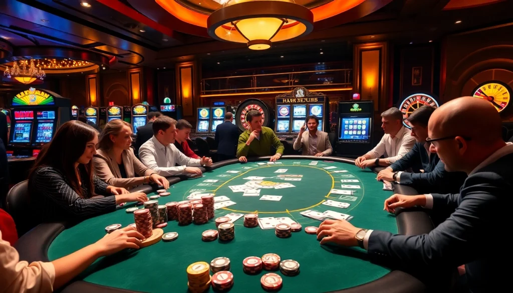 Trải nghiệm sự hào hứng của 24kclub tại bàn poker sang trọng với những chiếc chip poker sống động và bầu không khí cuốn hút.